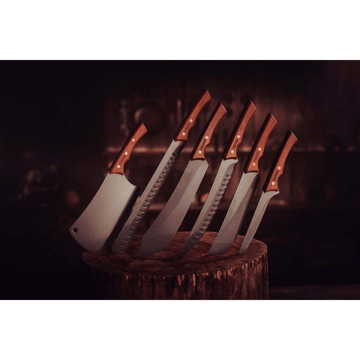 Couteau à désosser 15cm Tramontina Churrasco Inox & Bois - Imagen 4