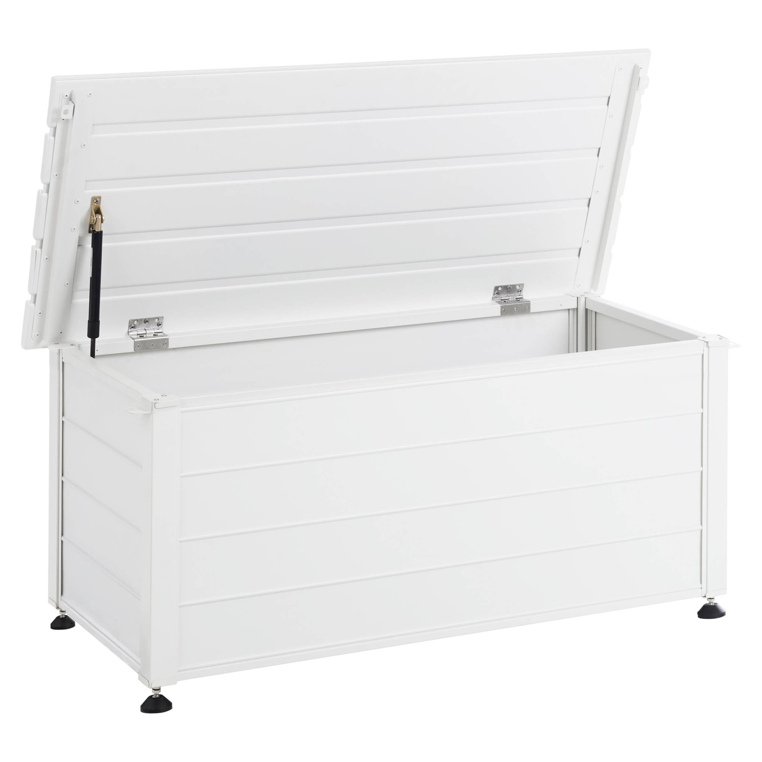 Beliani - Coffre Aluminium Blanc CAMPALTO - Beliani - Imagen 2