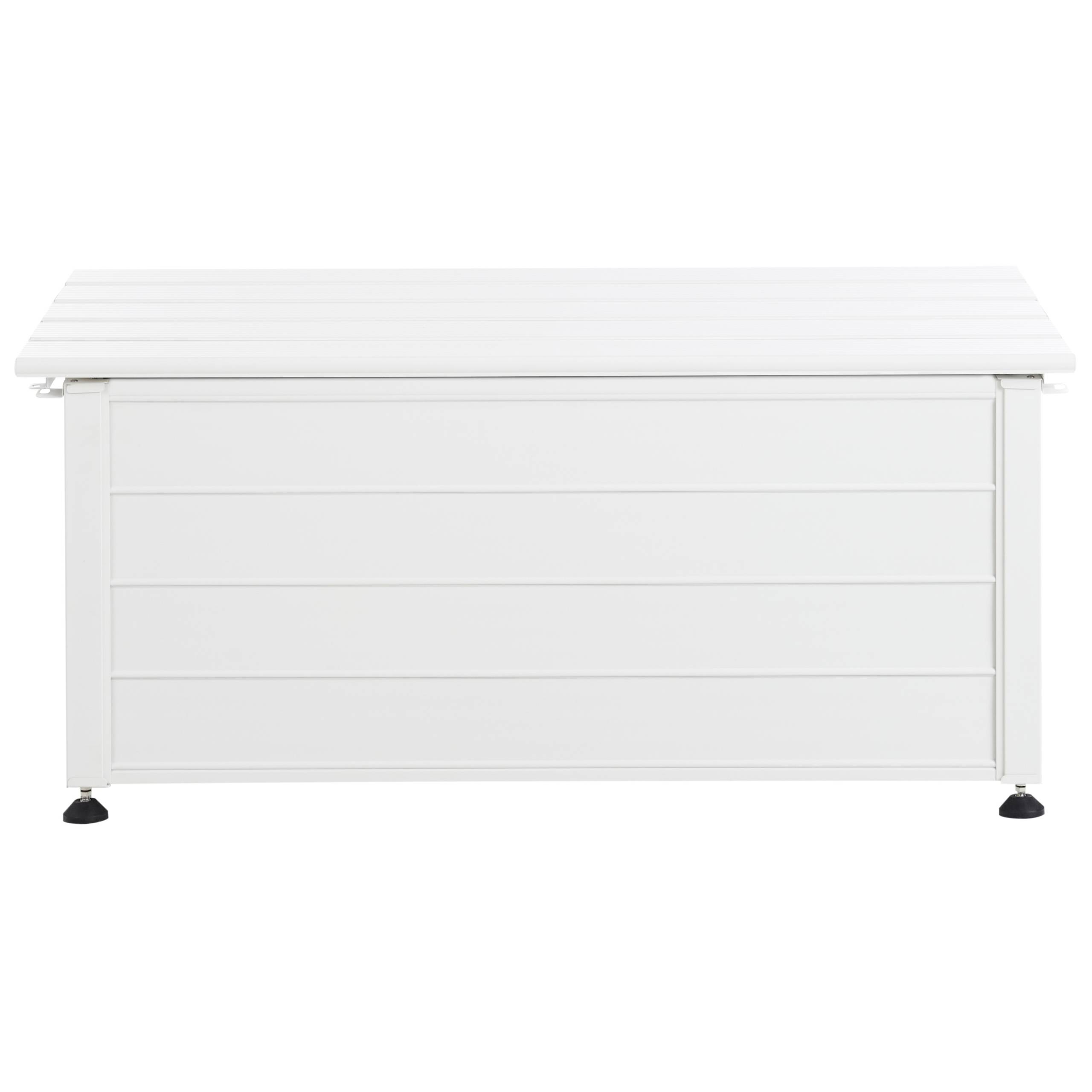 Beliani - Coffre Aluminium Blanc CAMPALTO - Beliani - Imagen 5