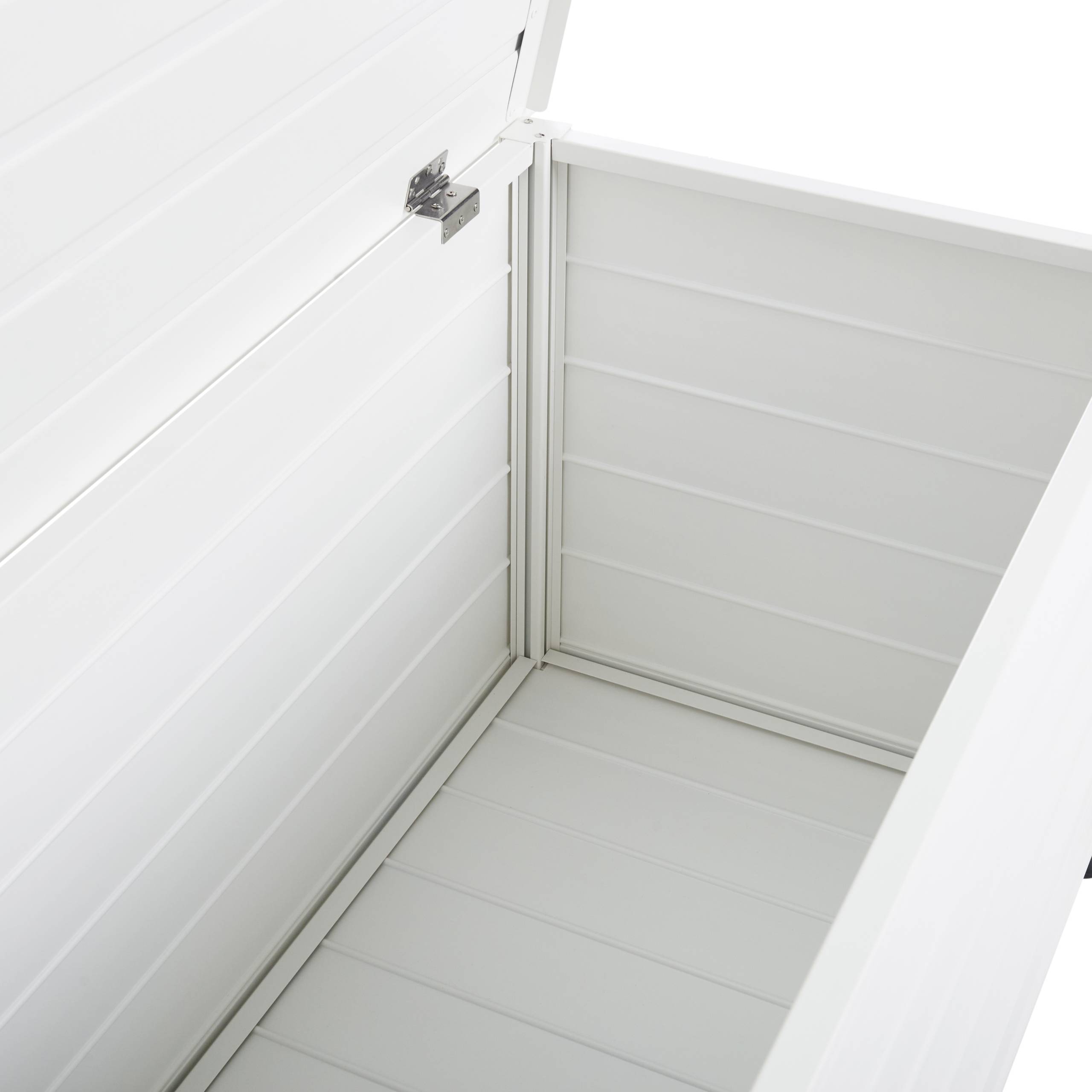 Beliani - Coffre Aluminium Blanc CAMPALTO - Beliani - Imagen 7