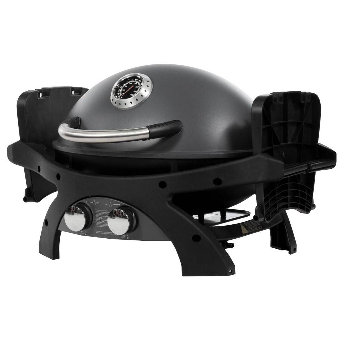 Barbecue à Gaz portable 5200W Grille de cuisson fonte émaillée 58 x 42.5 cm 2 Bruleurs PIT BOSS - Imagen 4