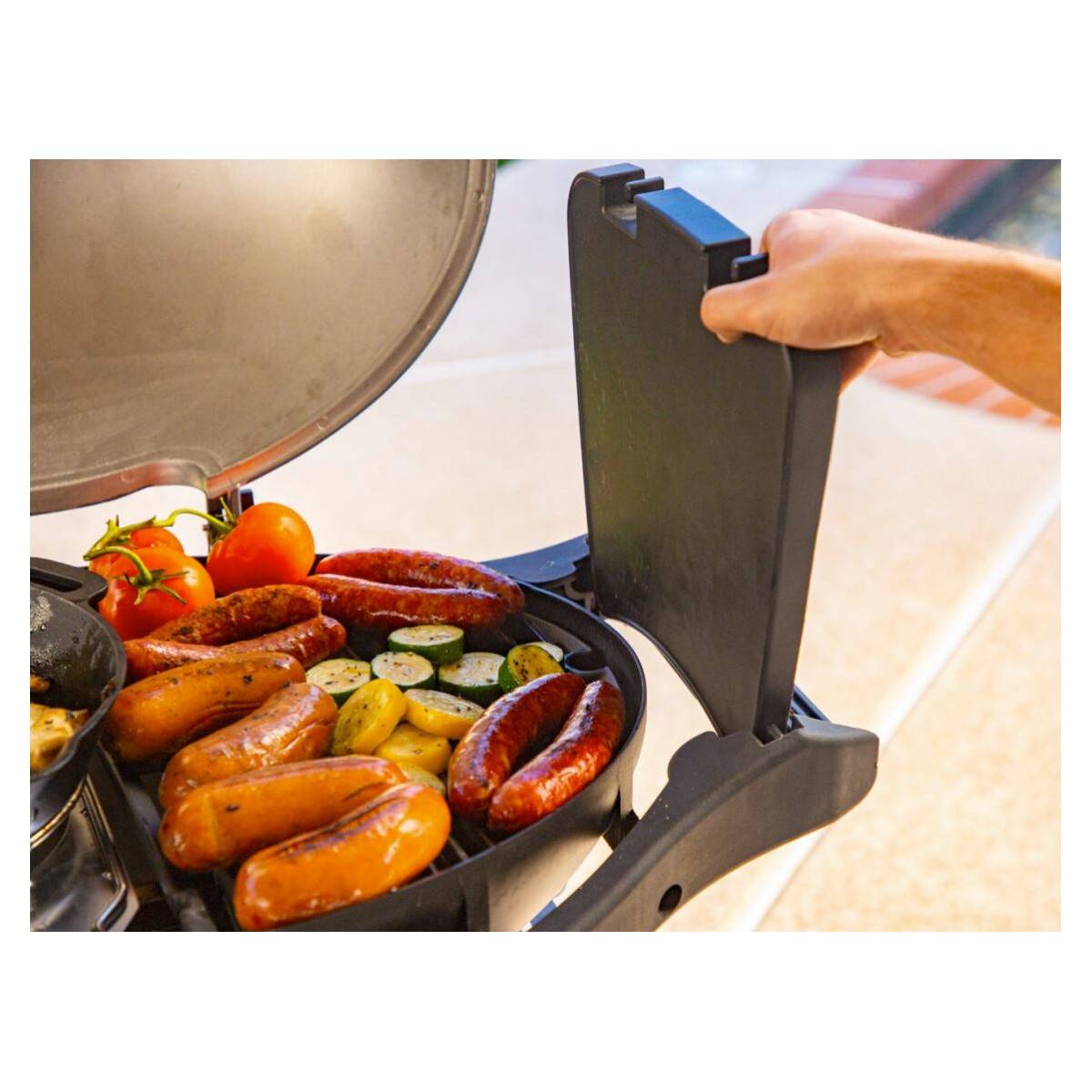 Barbecue à Gaz portable 5200W Grille de cuisson fonte émaillée 58 x 42.5 cm 2 Bruleurs PIT BOSS - Imagen 10