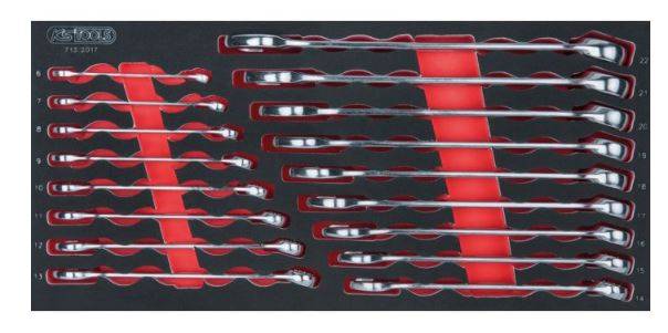 Composition d'outils 6 tiroirs pour servante KS TOOLS - 455 pièces - 714.0452 - Imagen 3