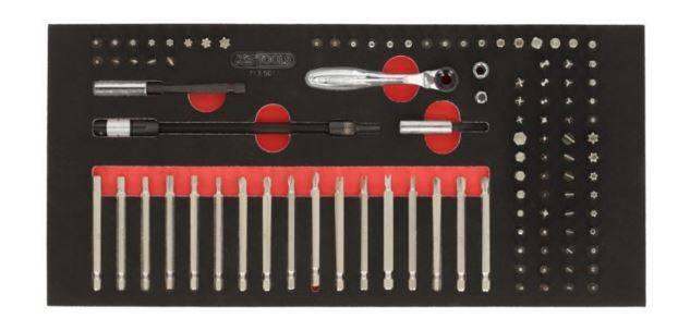 Composition d'outils 6 tiroirs pour servante KS TOOLS - 455 pièces - 714.0452 - Imagen 4