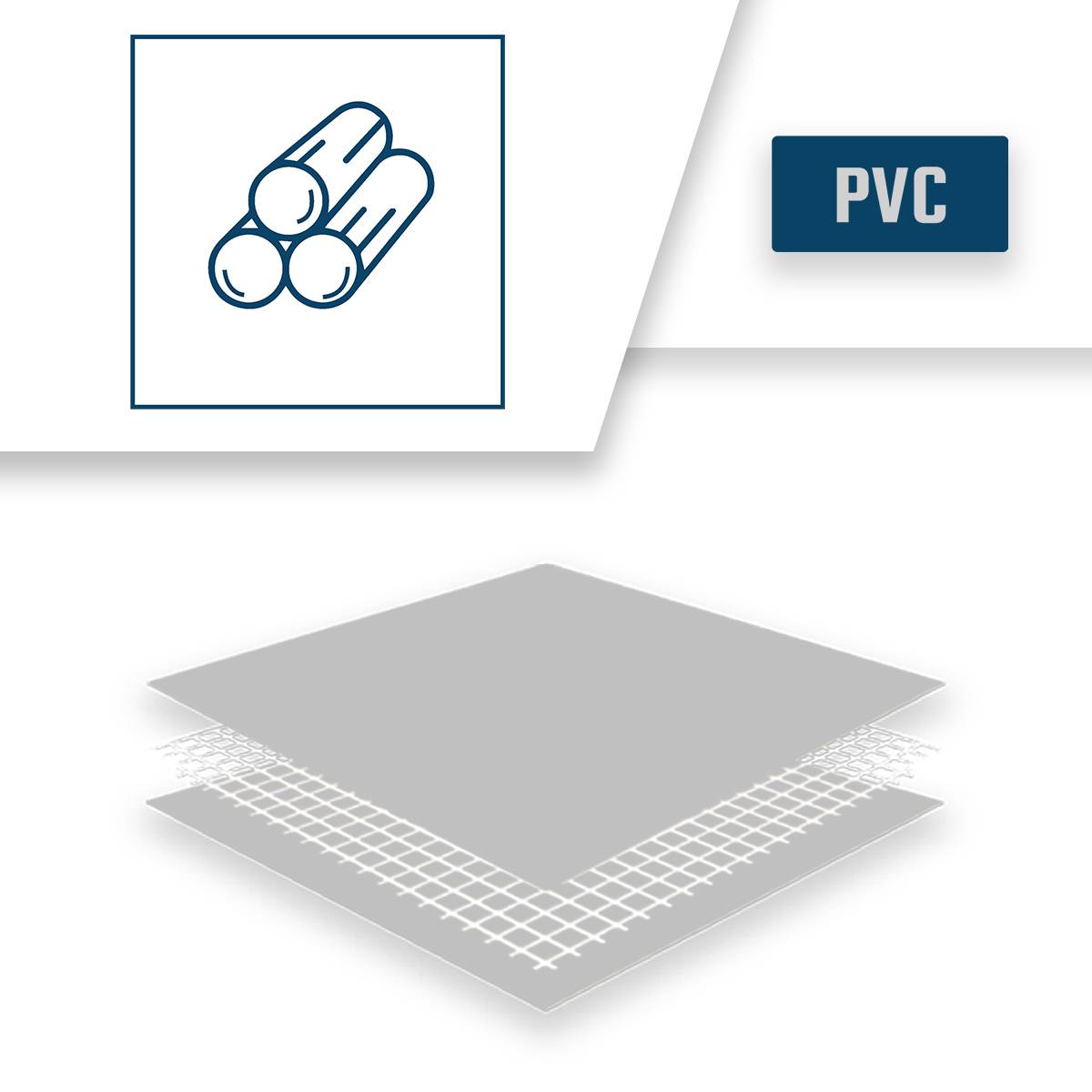 Bâche Bois 10x12 m LP640BO Grise - Garantie 8 ans - Bâche de protection étanche en PVC pour Bois de chauffage TECPLAST - Imagen 4