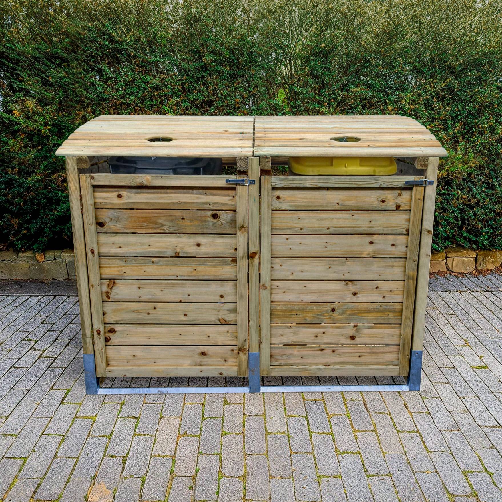 Cache poubelle Manille Double - Cémonjardin - Imagen 1