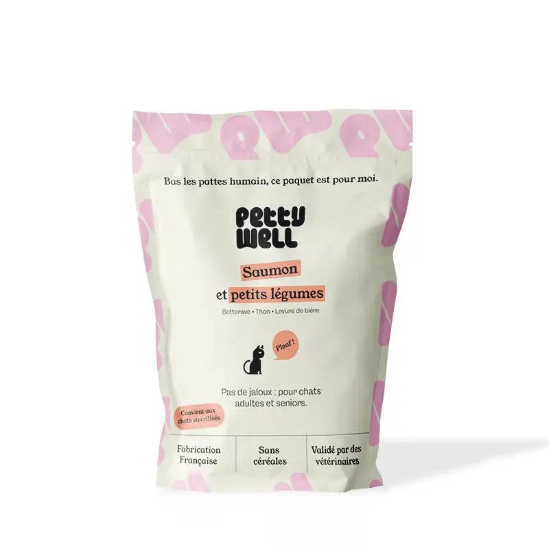 Petty Well - Croquettes Sans Céréales Saumon & Thon pour Chat - Imagen 4