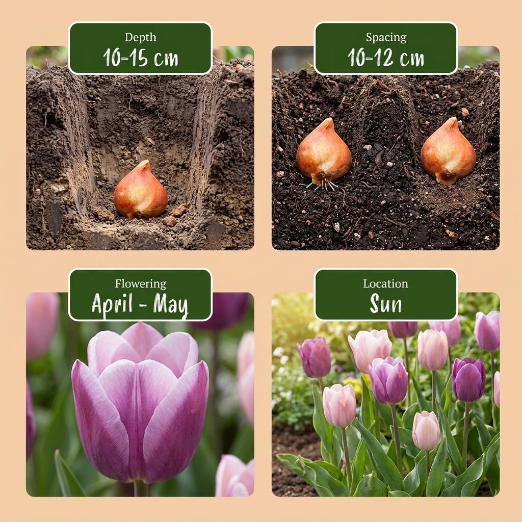 La Green Touch - Tulipe Macron en mélange - 24 bulbes - Image 4