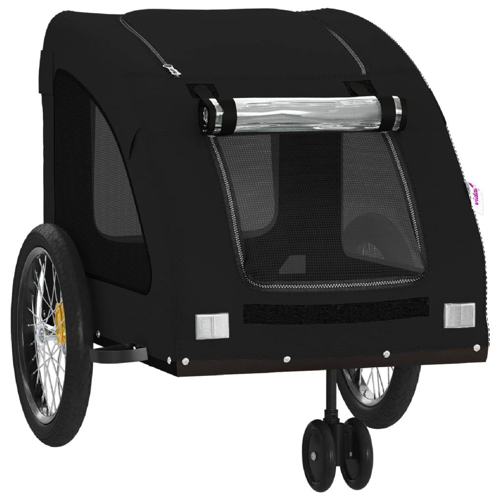 Remorque Vélo Chien 45kg en Acier pour Transport Polyvalent Noir – ComfortXL Pet Living - Image 5