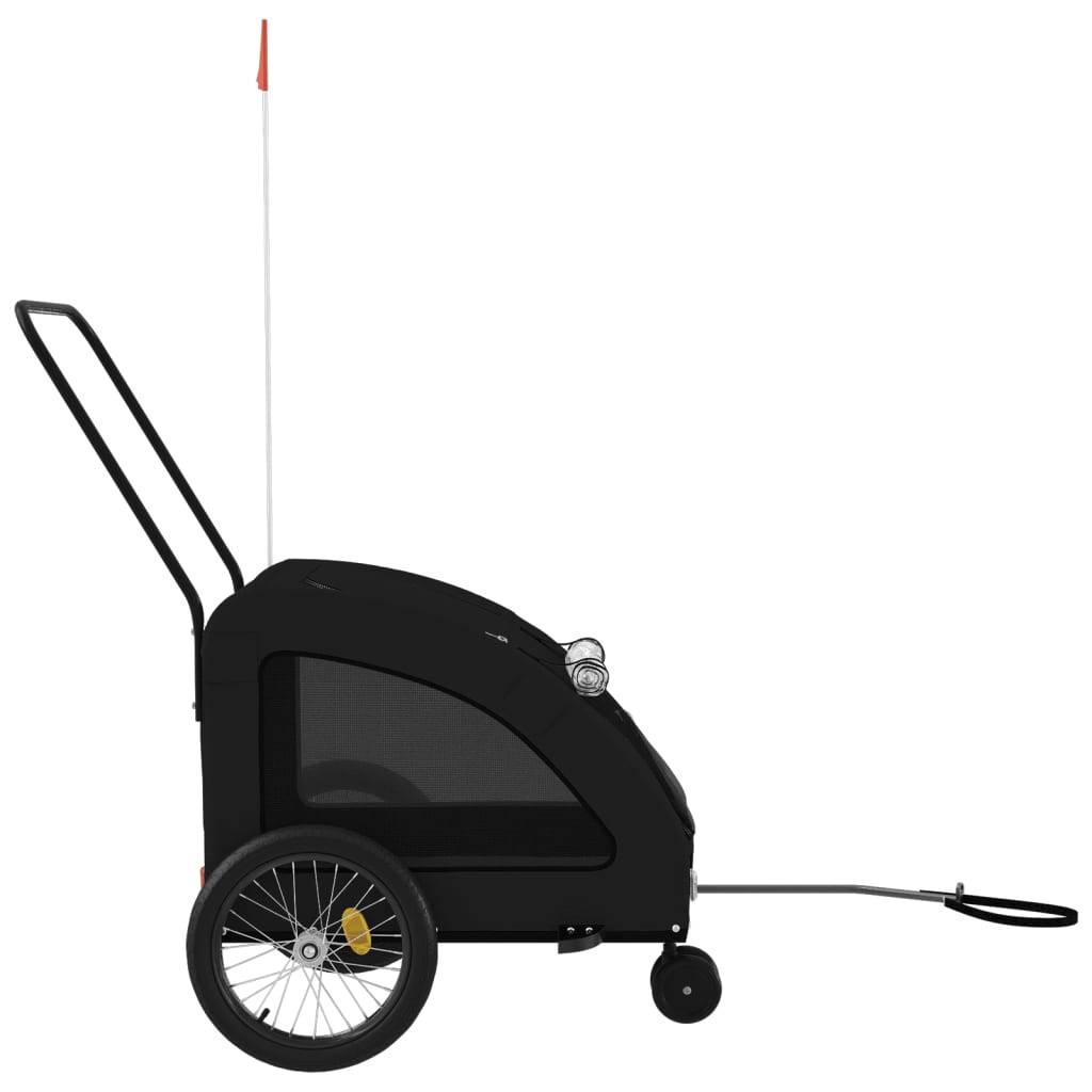 Remorque Vélo Chien 45kg en Acier pour Transport Polyvalent Noir – ComfortXL Pet Living - Image 6