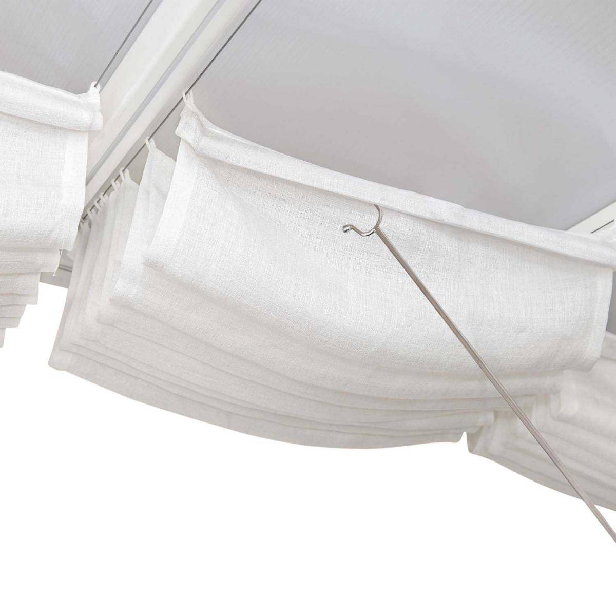 Canopia by Palram - Stores de toit effet lin pour pergola Pour pergola 3x9.7 m - Image 1