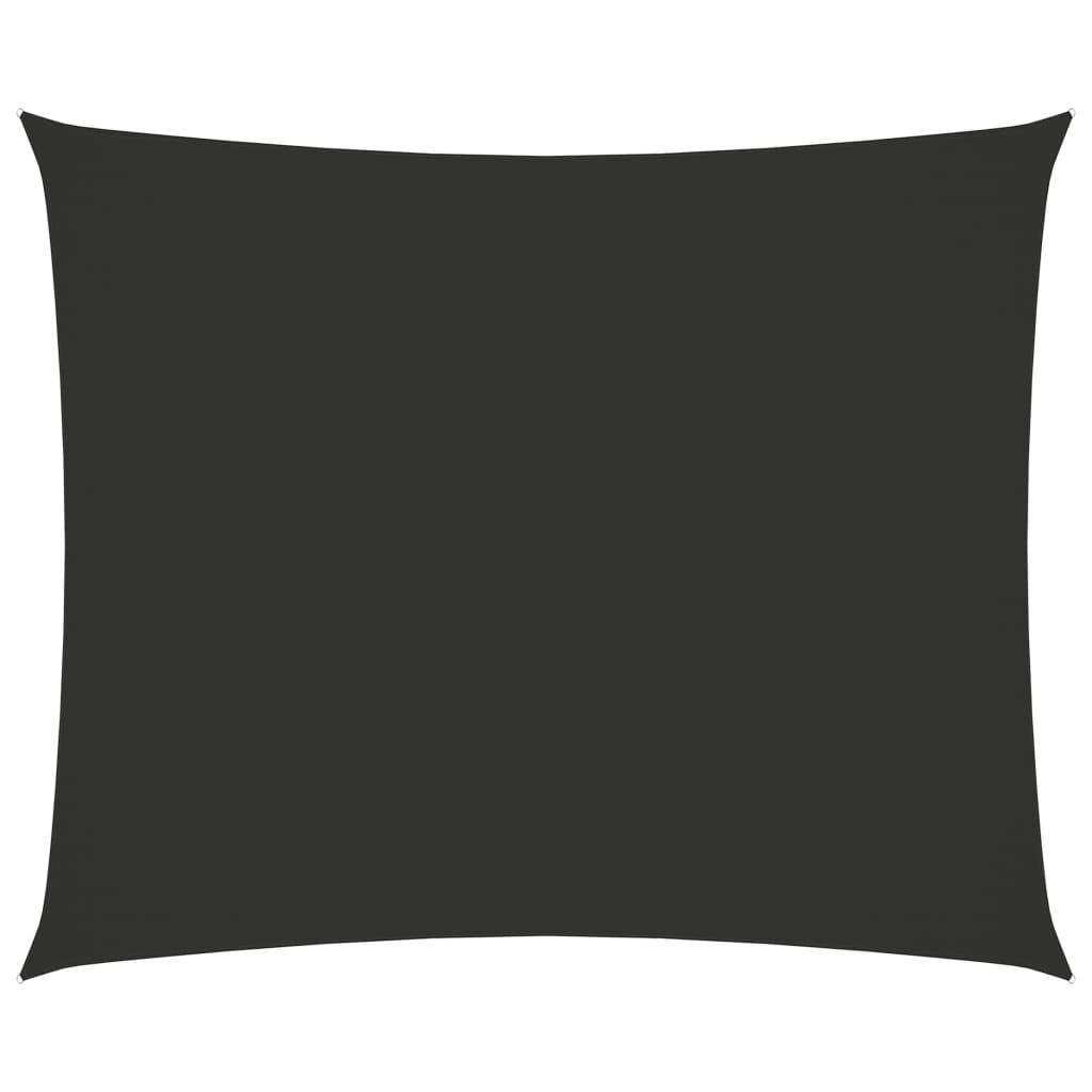 Helloshop26 - Voile d'ombrage parasol tissu oxford rectangulaire 2,5 x 3,5 m anthracite - Imagen 1