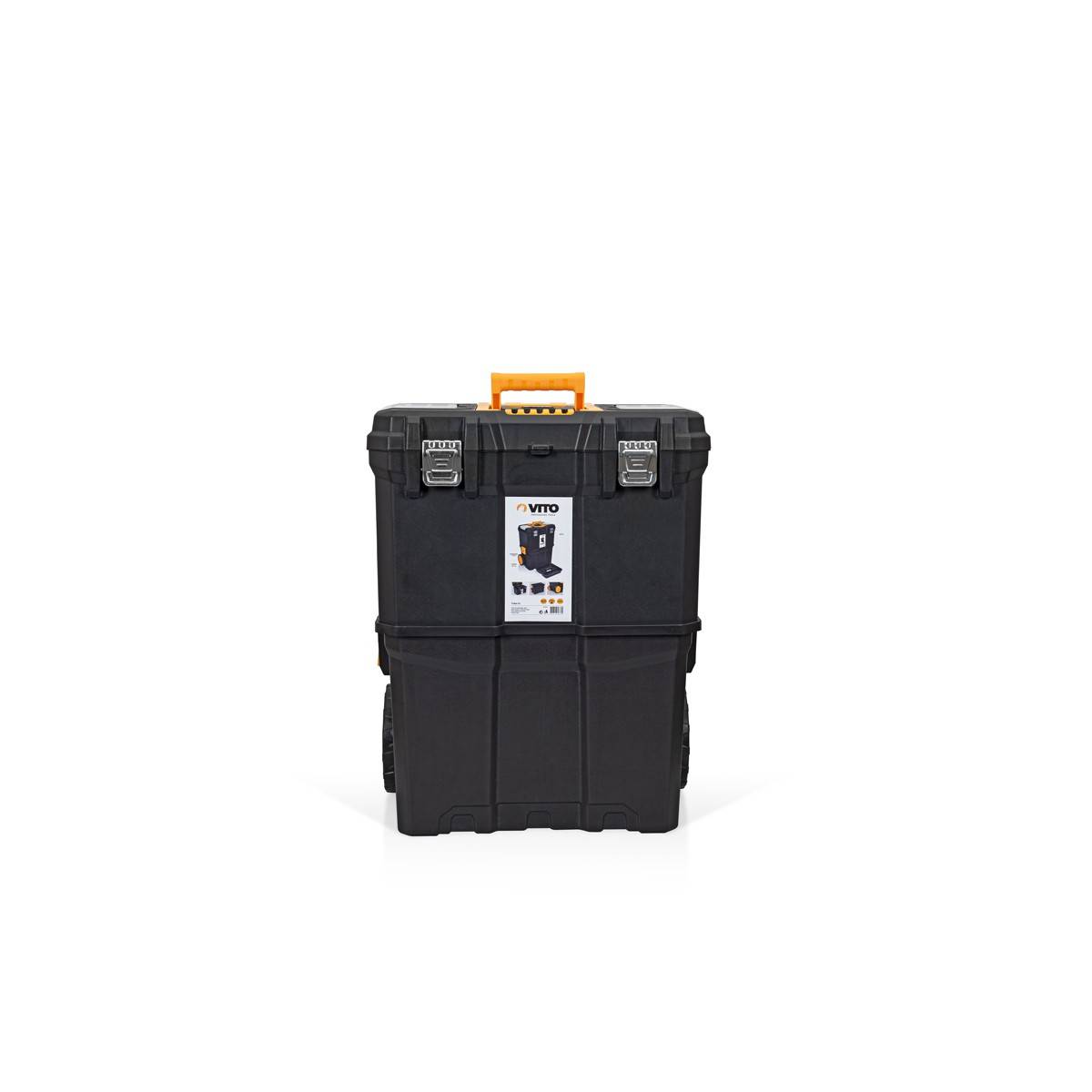 Servante porte outils Boite à outils détachable 2 modules Charge 20Kg Servante Trolley VITO - Imagen 6