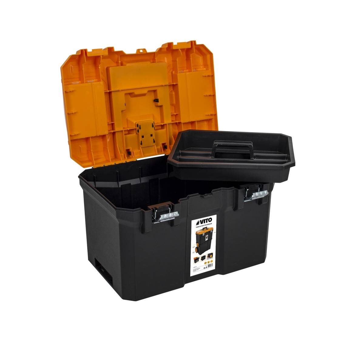 Servante porte outils Boite à outils détachable 2 modules Charge 20Kg Servante Trolley VITO - Imagen 3
