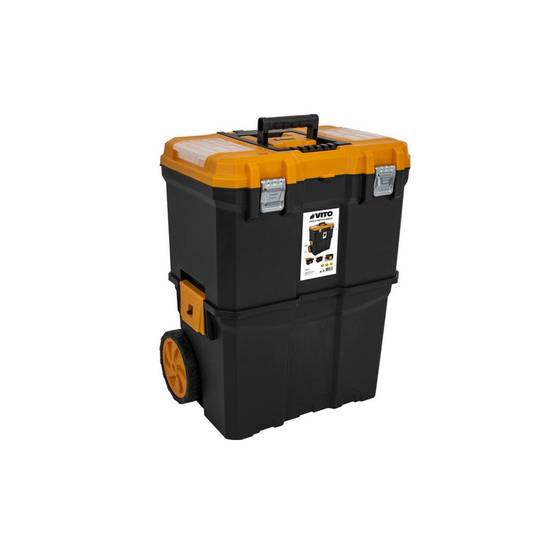 Servante porte outils Boite à outils détachable 2 modules Charge 20Kg Servante Trolley VITO - Imagen 1