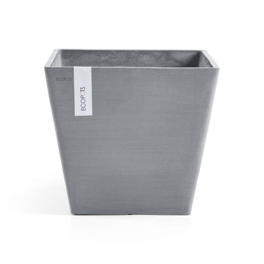Ecopots - Pot Carré Rotterdam 50 Bleu Gris - 50 x 50 x H. 44 cm - 75 L ECOPOTS - Imagen 4