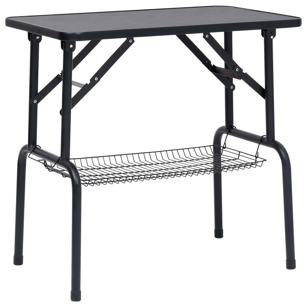 Vidaxl - Table de toilettage réglable de chiens avec 1 boucle et panier vidaXL 171067 - Imagen 9