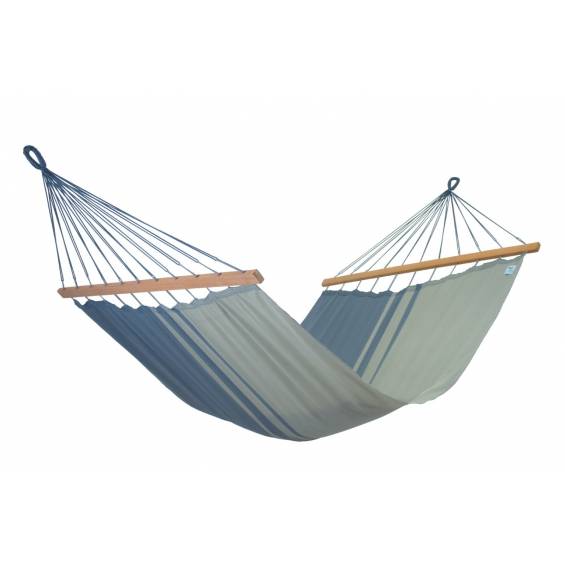 Jobek - Hamac KOUPLE 350x140 cm en Polypropylène Anthracite Taupe certifié FSC 100% JOBEK - Imagen 1