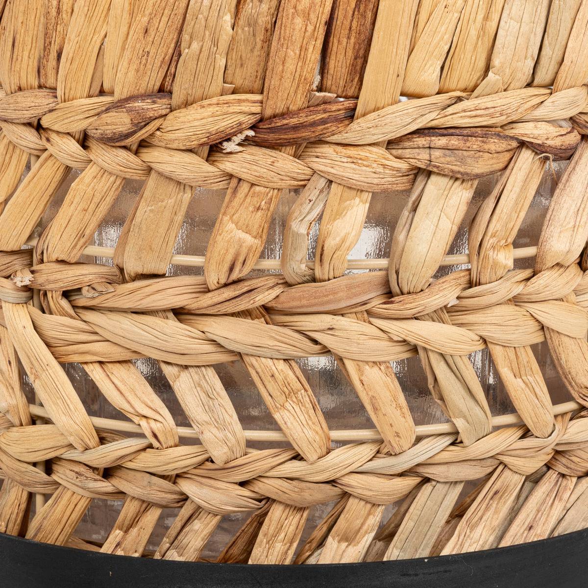 Cache-Pot sur pied en fibre naturelle D 25 x H 31,3 cm - Imagen 2