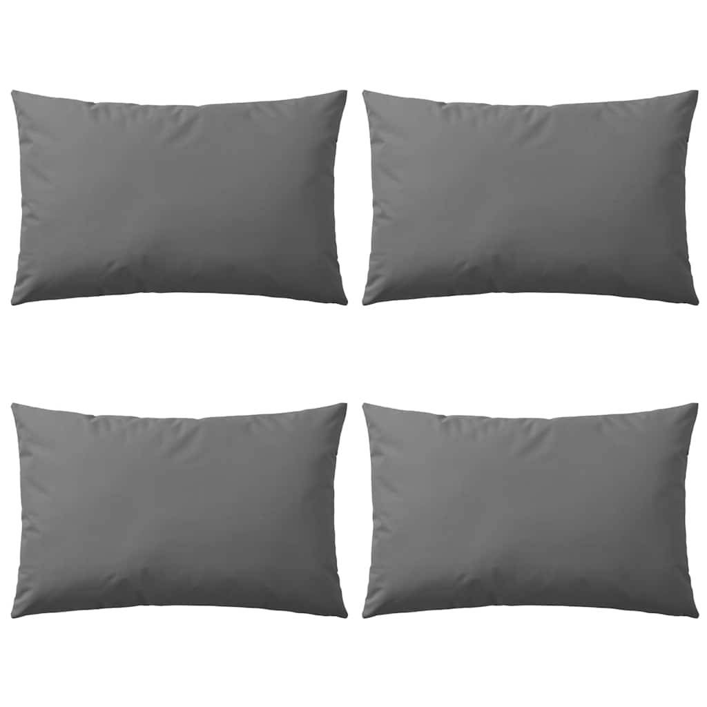 Coussin galette polyester gris  60 x 40 cm  - Prolenta premium p339.0 - Image 2