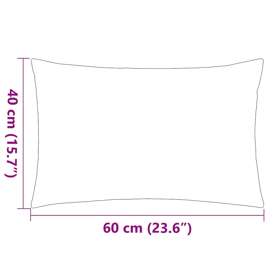 Coussin galette polyester gris  60 x 40 cm  - Prolenta premium p339.0 - Image 6