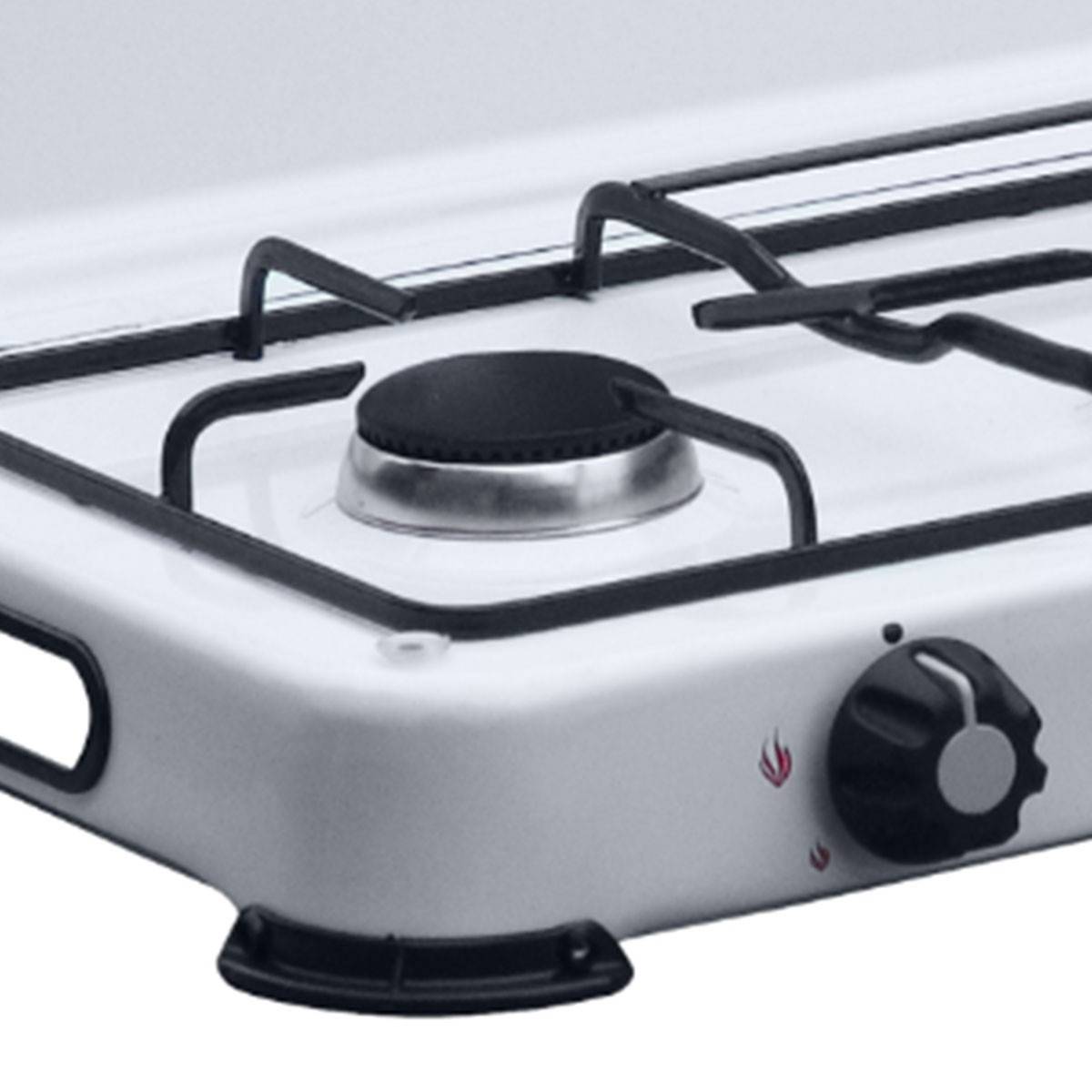 Réchaud à gaz 3 feux 4100W - Brûleurs fonte Amovibles Grille et Couvercle - Plaque de Cuisson Gaz Butane ou Propane GOLD - Imagen 3