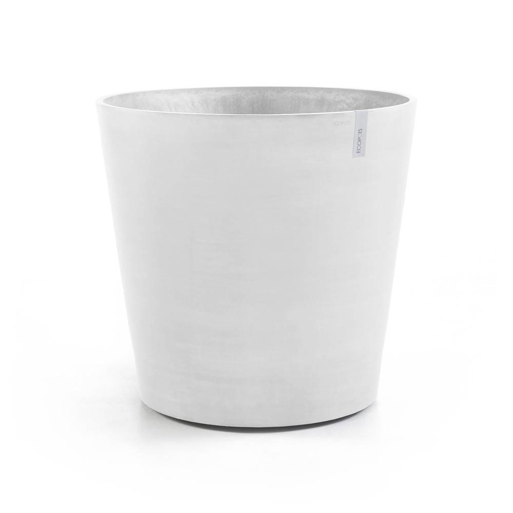 Ecopots - Pot Amsterdam à roulette 60 Pure White ECOPOTS - Imagen 1