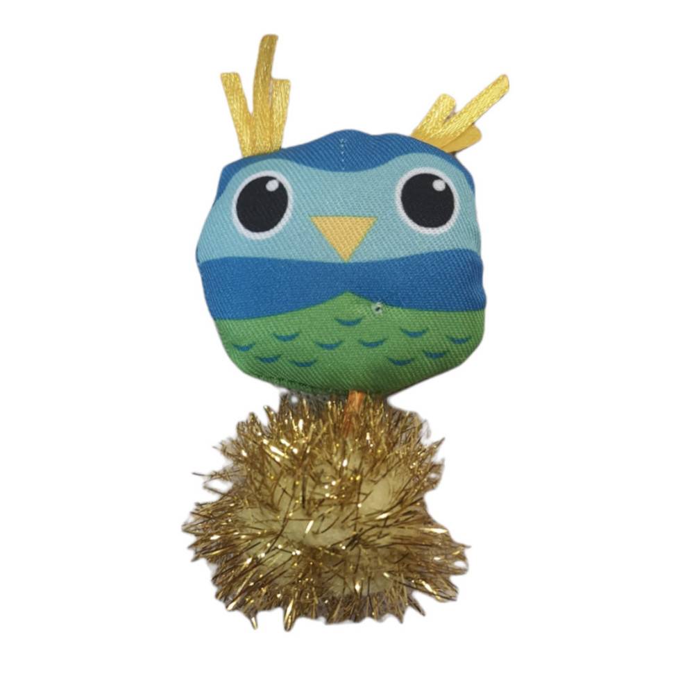 jeux chat Lovely hibou Taille 9 x 5 cm x 2.5 cm avec catnip - Imagen 2