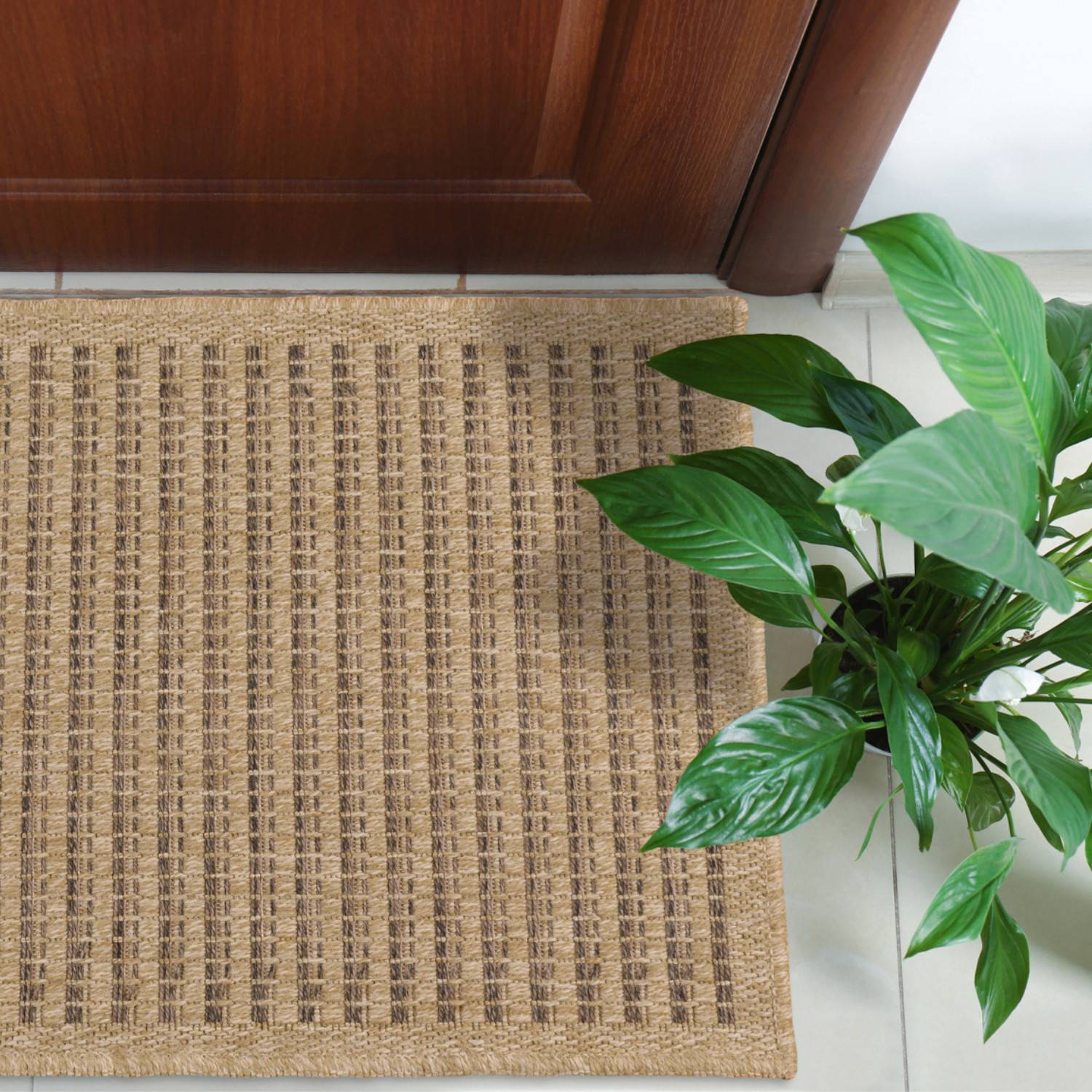 Autre - Tapis intérieur et extérieur naturel 60x180cm - Imagen 2