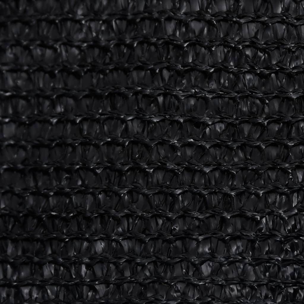 Helloshop26 - Voile d'ombrage 160 g/m² noir 5 x 6 m PEHD