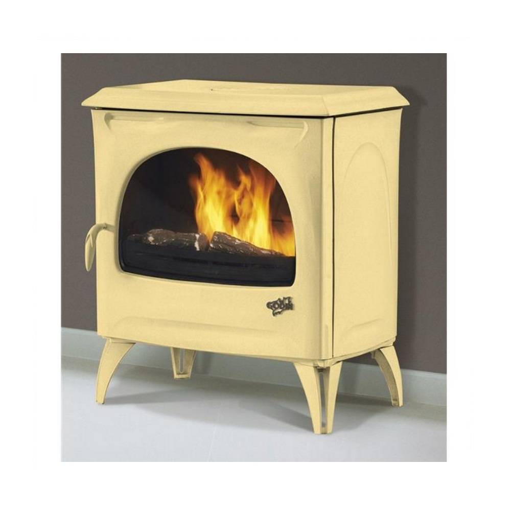 Poêle à bois fonte 10,5kw beige 388113SAHARA Godin - Imagen 1