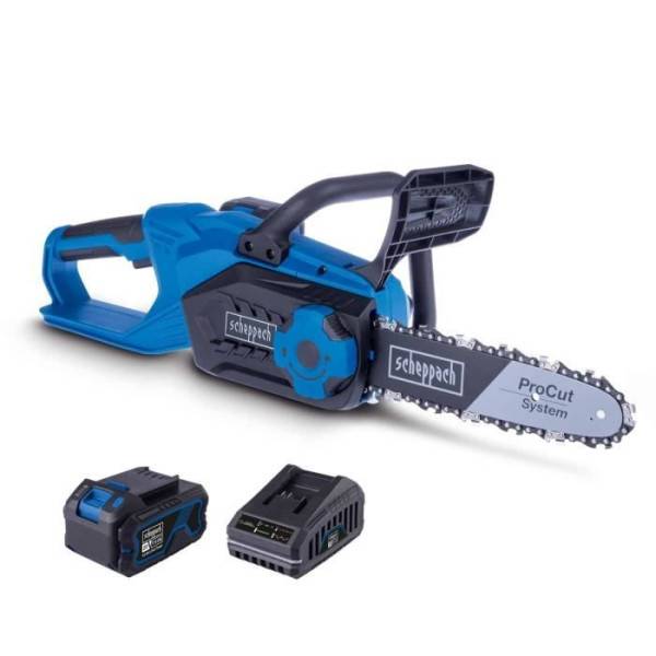 Scheppach - Tronçonneuse sans fil SCHEPPACH - C-CS254-X - SET L - 25,4 cm - Batterie 20V 4Ah + chargeur 2.4A - Image 1