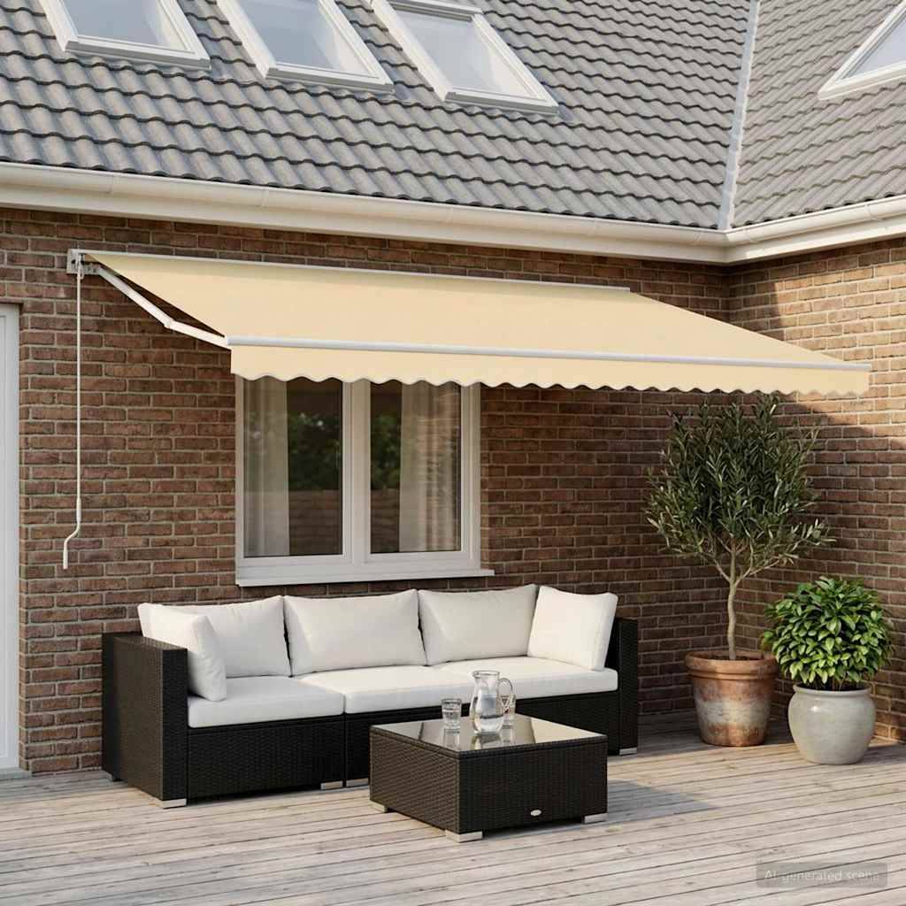 Prolenta Premium - Auvent polyester crème 580 x 345 cm - Prolenta premium p366.0 - Image 1