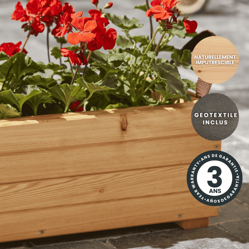 Forest Style - BAC A FLEURS RECTANGULAIRE 14L - Imagen 4
