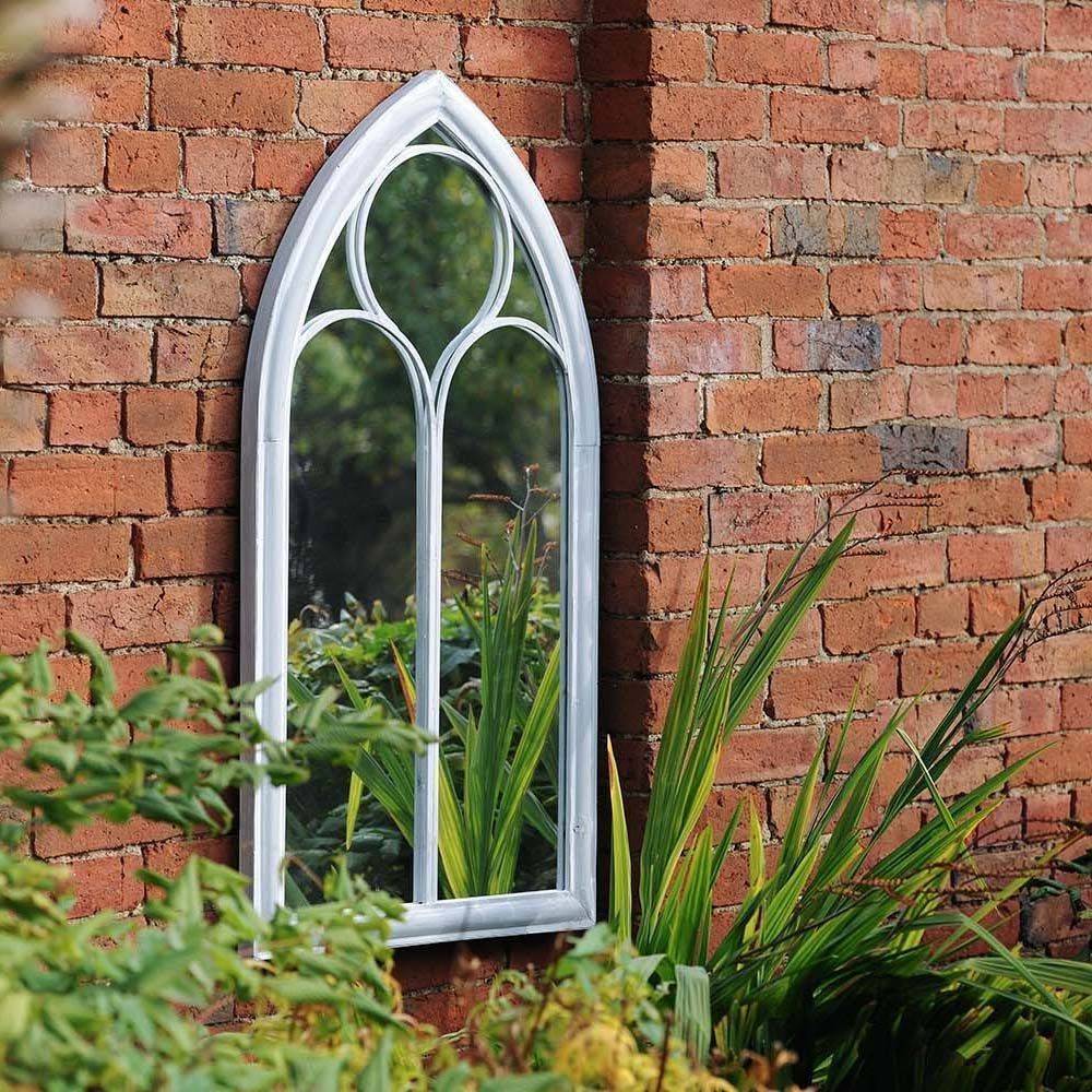 Esschert Design - Grand miroir fenêtre en métal Eglise Esschert Design - Imagen 2