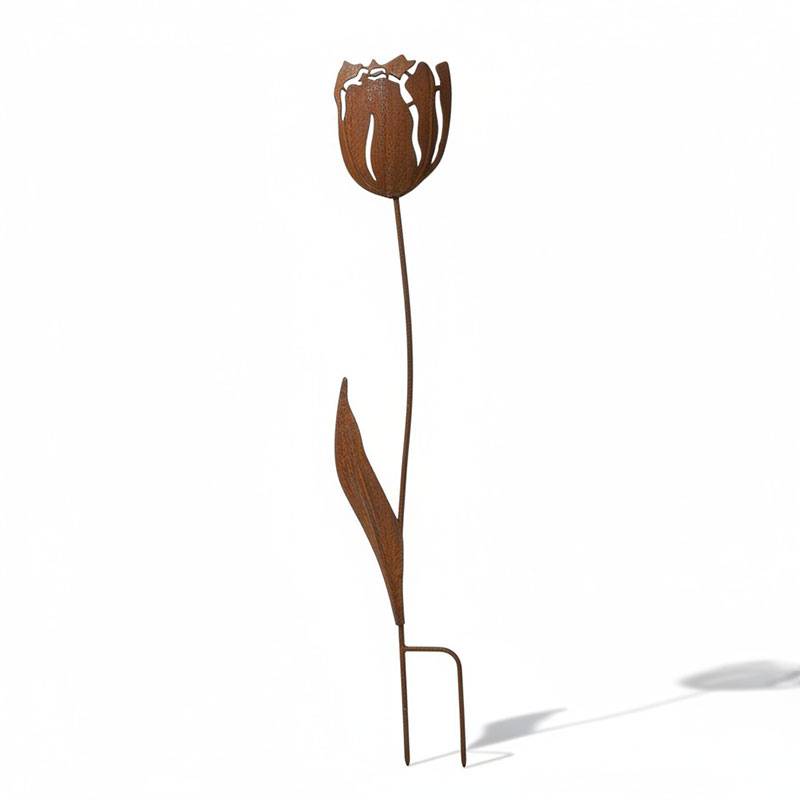 La Grande Prairie - Tuteur jardin tulipe 19x1x90cm