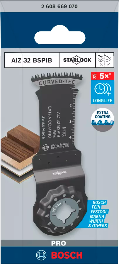 Lame Starlock Pro Bimétal AIZ 32 BSPIB pour Bois dur - 32 x 50 mm - 1 pièces - BOSCH - 2608669073 - Image 3
