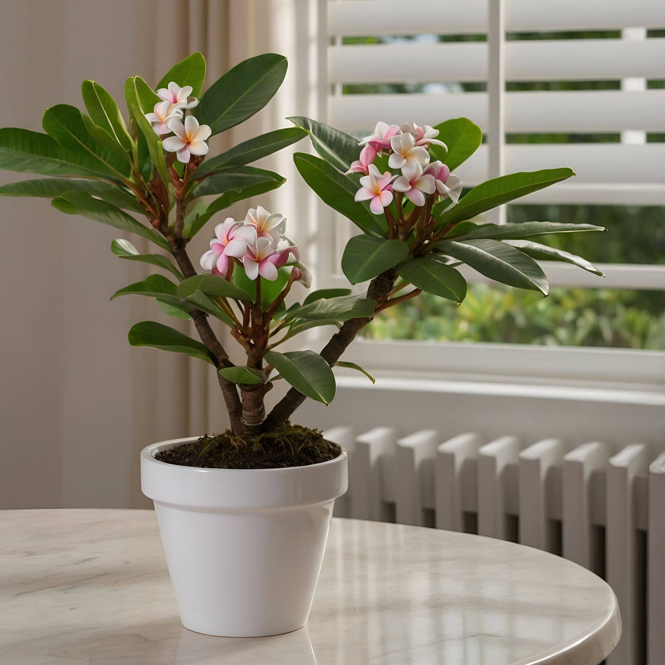 Frangipanier - Plumeria rubra 'Hawaii' - Hauteur 45-55cm - ⌀17cm - Image 2