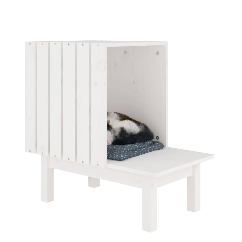 Chatiere bois blanc  60 x 36 x 60 cm  - Prolenta premium p341.5 - Image 6