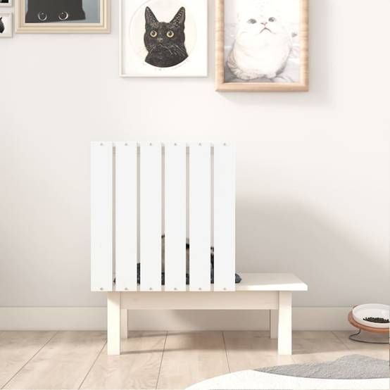 Chatiere bois blanc 60 x 36 x 60 cm - Prolenta premium p341.5 - Image 3
