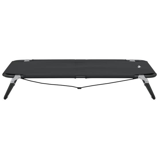 Lit pour chien tissu Oxford et acier anthracite 105 x 65 x 18 cm - PANGIVO - Image 5