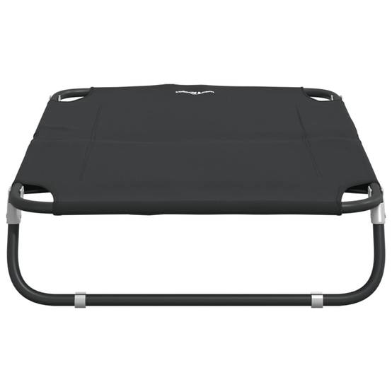 Lit pour chien tissu Oxford et acier anthracite 105 x 65 x 18 cm - PANGIVO - Image 6
