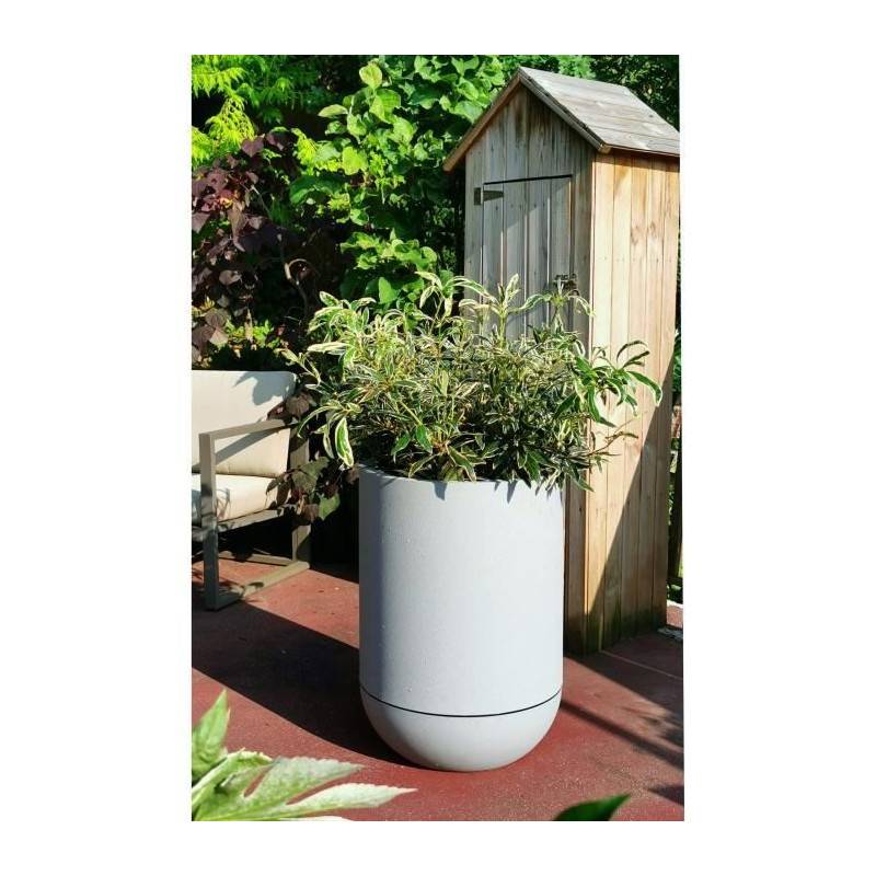 Riviera - Riviera - Pot De Fleurs Tulipe - Granit D40 - Stone - Image 2