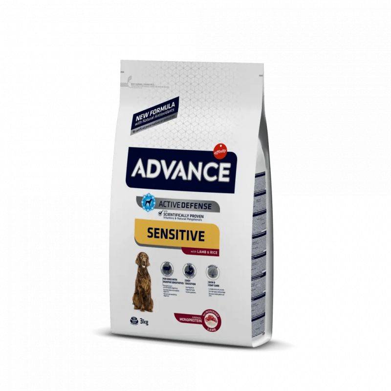 CROQUETTES CHIEN SENSITIVE AGNEAU RIZ - ADVANCE 12 kg - Imagen 1