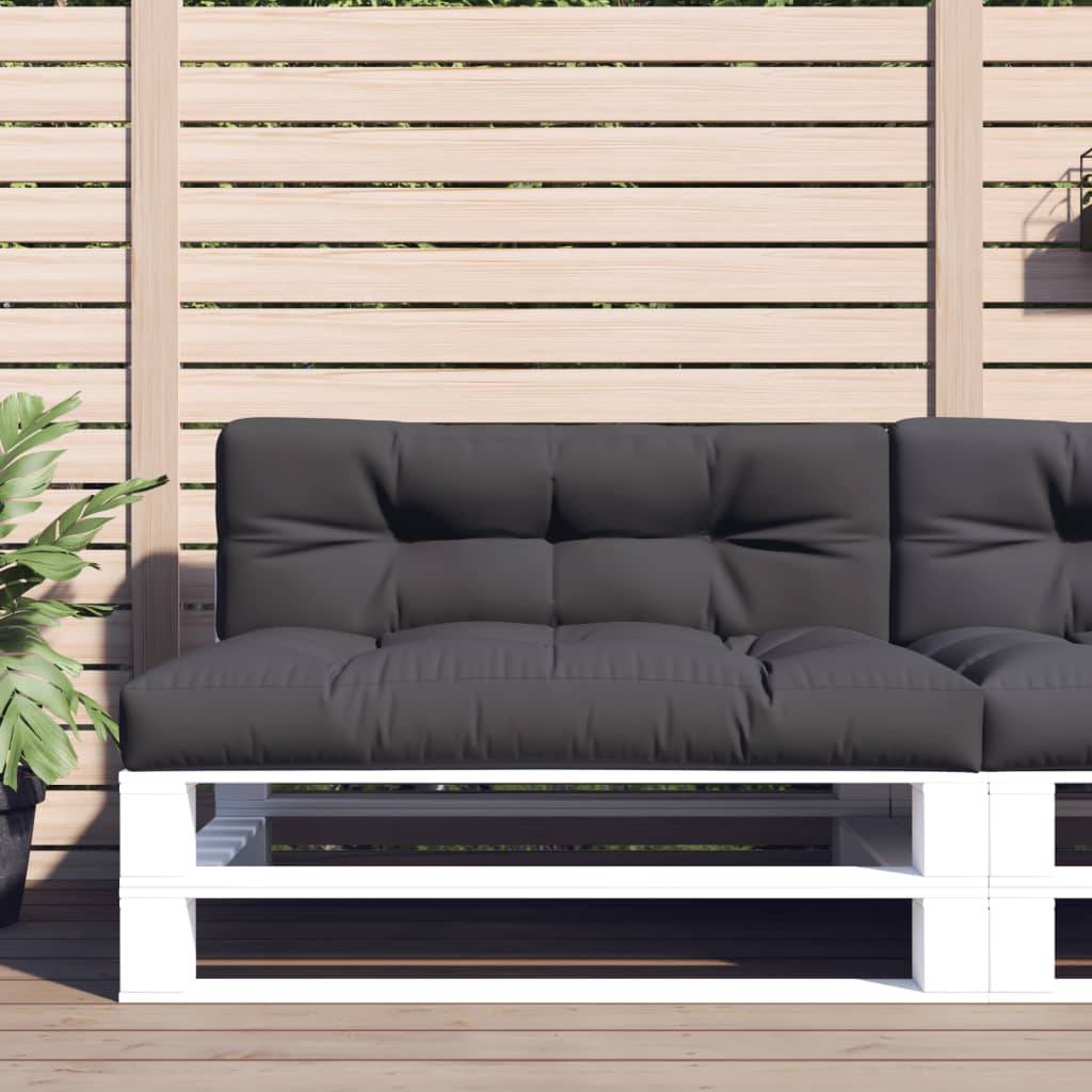 ComfortXL - Set de Coussins Palette Grand Format Tissu Imperméable pour Salon de Jardin Anthracite 120x80cm – ComfortXL Outdoor Living