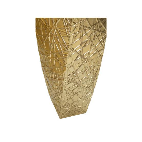 Lot de 2 Vases en Métal "Squer" 90cm Or - Image 5