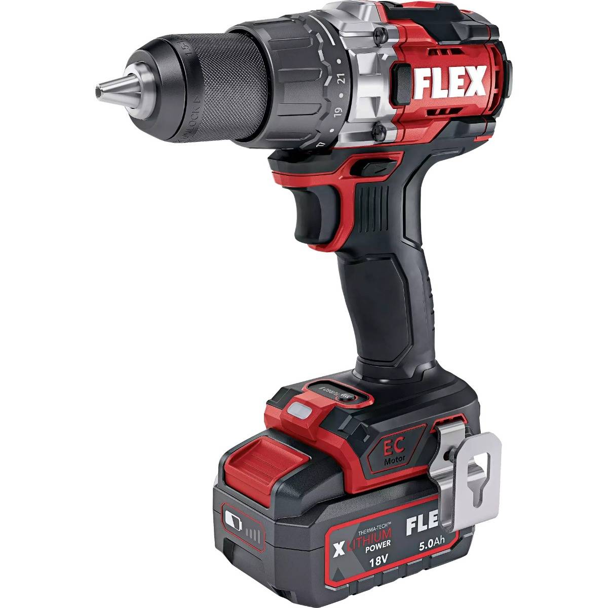 Perceuse-visseuse sans fil - 18V - FLEX - 2 Vitesses + mode Turbo + L-Boxx + Batterie + Chargeur - 531274 - Imagen 3
