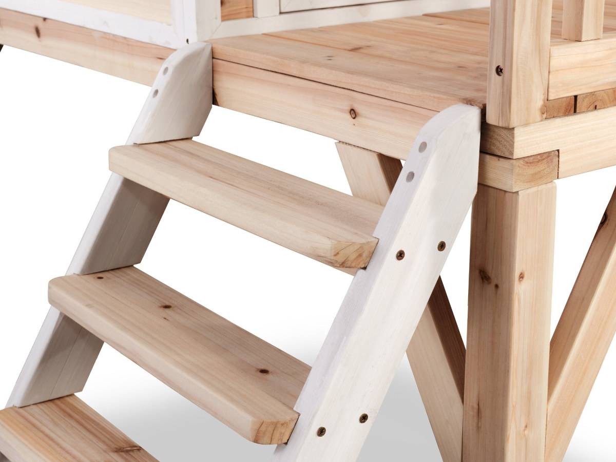 Exit Toys - Maisonnette en bois pour enfants Loft 300 Naturel - Exit Toys - Imagen 4