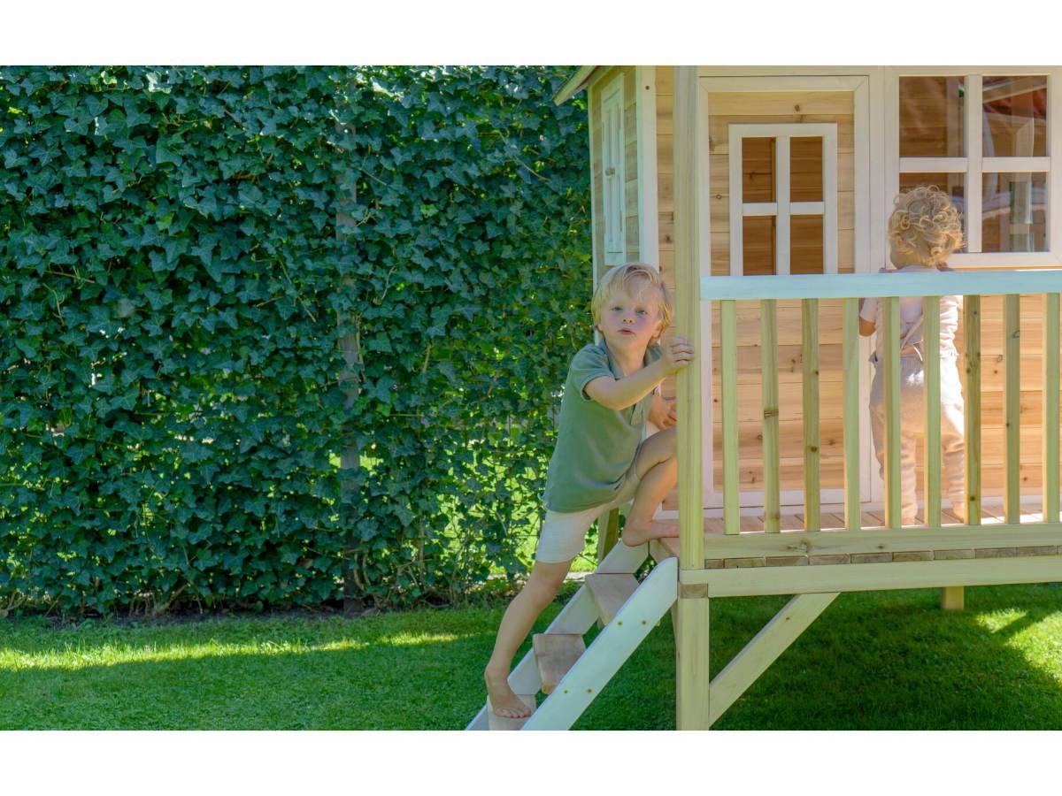 Exit Toys - Maisonnette en bois pour enfants Loft 300 Naturel - Exit Toys - Imagen 5