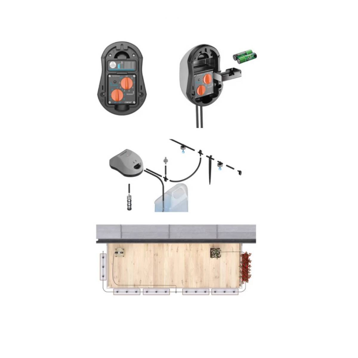 Claber - Kit d'arrosage Aqua-Magic Sistem Claber 8063 1 sortie 54 programmes - Image 5